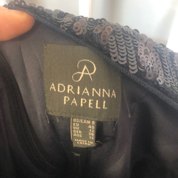 BNWT Adrianna Papell Sequinned Mini Dress Size 8 - Picture 7 of 8